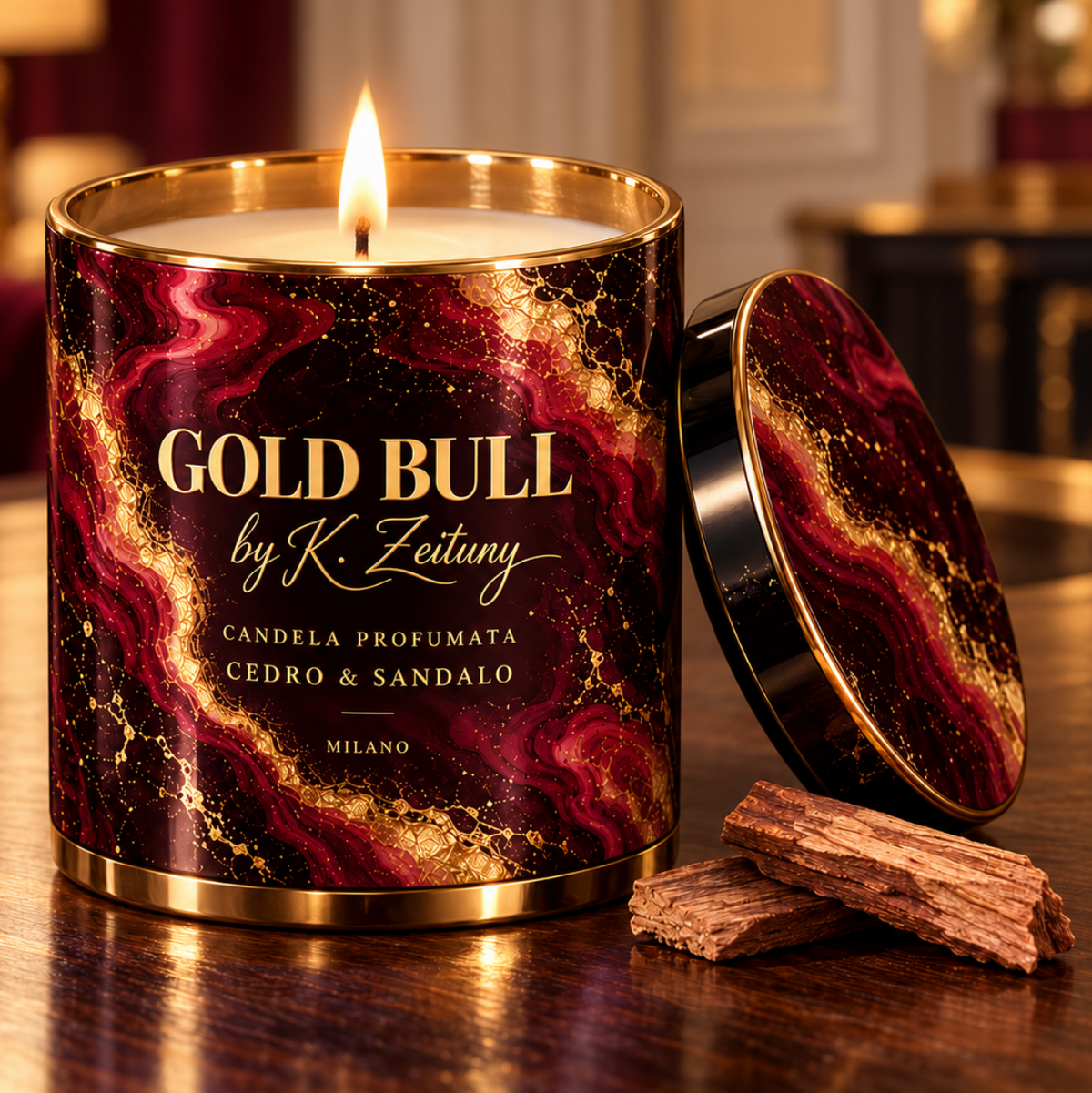 Gold Bull - Candle